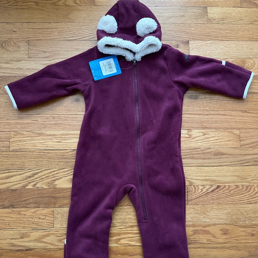 Columbia 12-18 Fleece Onesie
